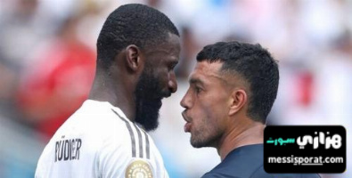  شاهد شجار روديغر مع لاعب باتشوكا